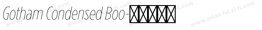 Gotham Condensed Boo字体转换